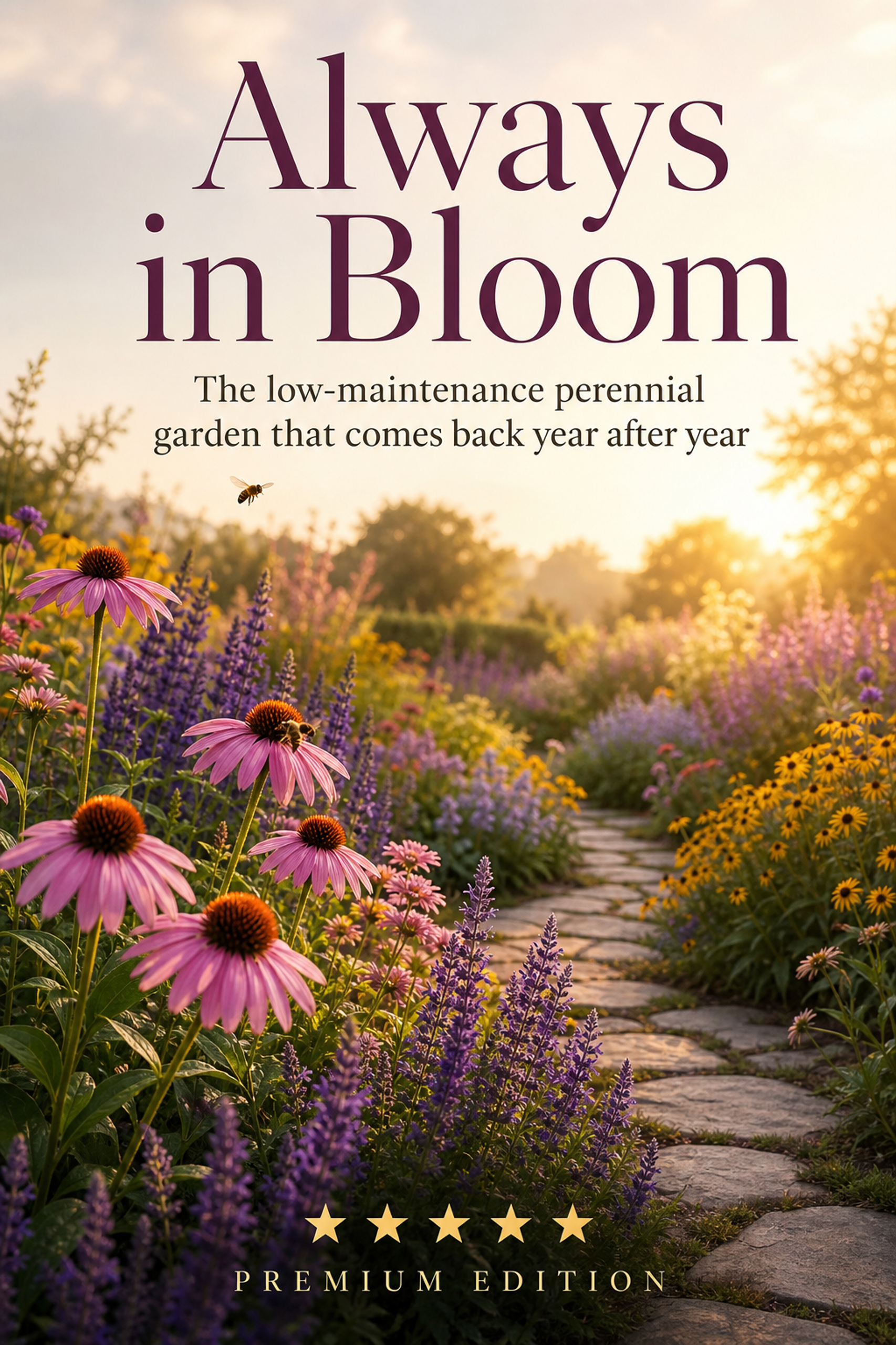 A garden that comes back on its own, year after year.