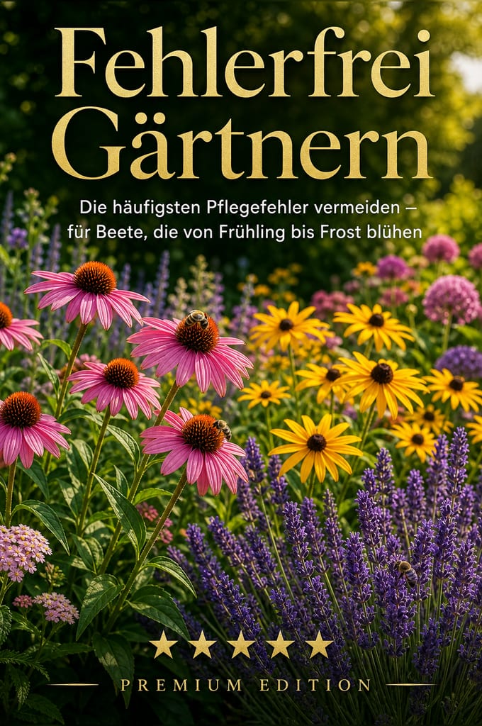 Ein Garten, der von Frühling bis Frost blüht — ohne die typischen Pflegefehler.