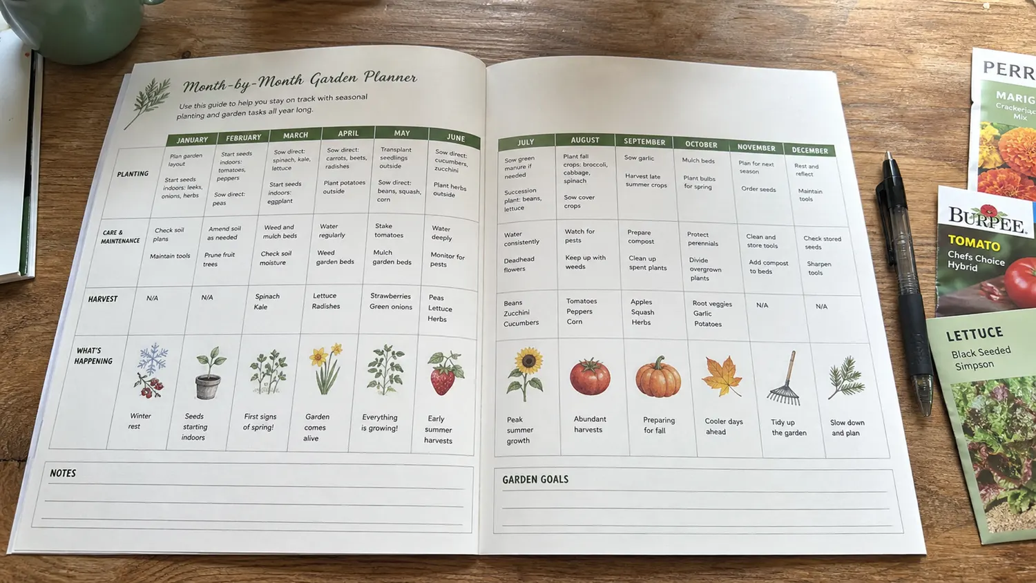 The Month-by-Month Backyard Planner