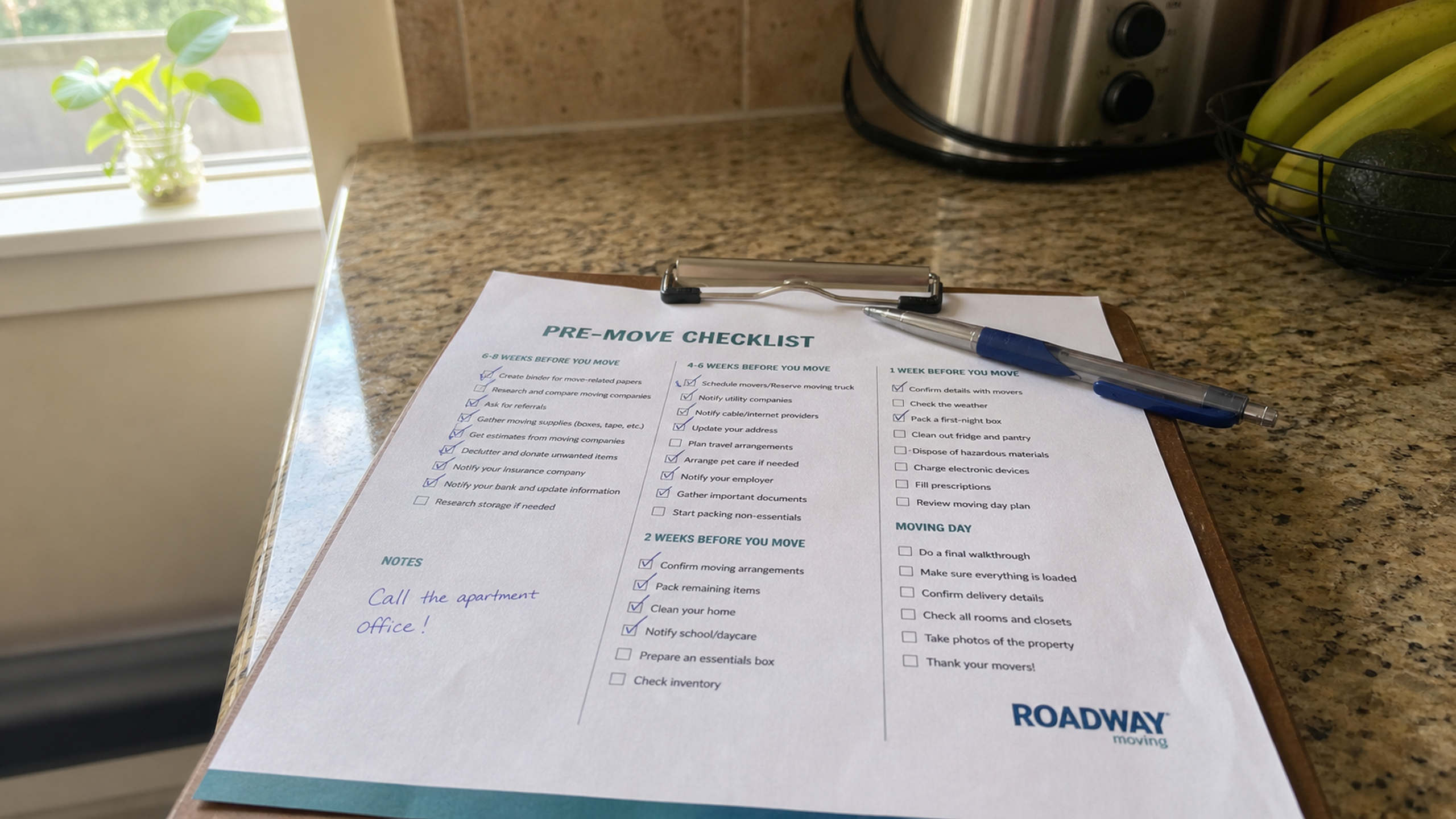 The Pre-Move Checklist