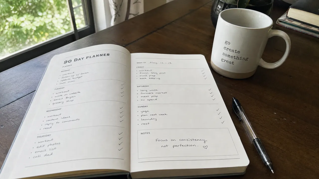 The 90-Day Second Spring Planner